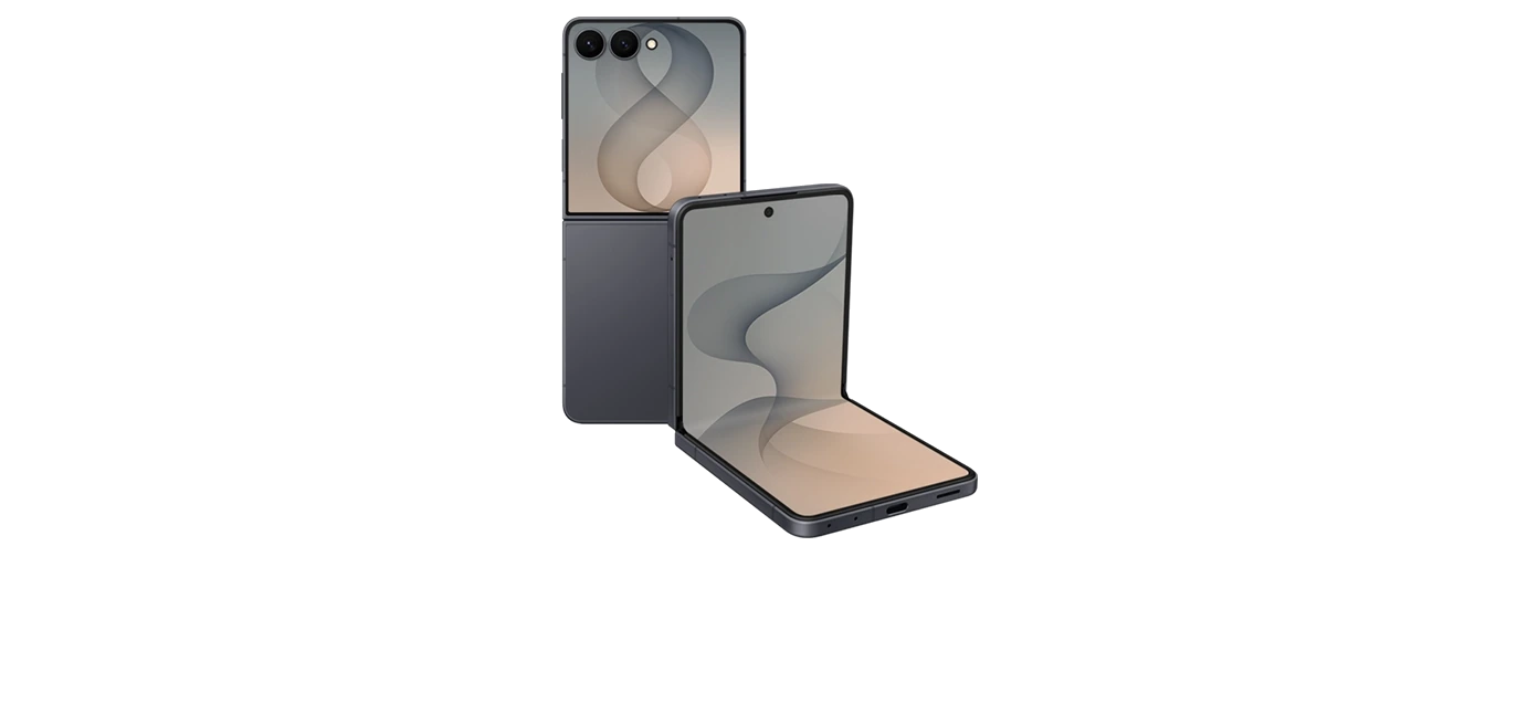 Galaxy Z Flip8 в графитовом цвете